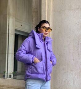 Blume Purple Puffer Jacket